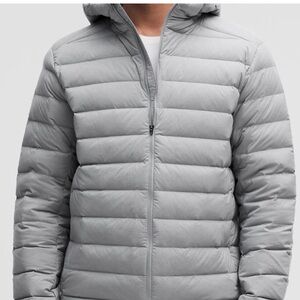 lululemon athletica Men's Light Gray Puffer Jacket